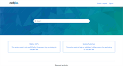 Desktop Screenshot of help.mobfox.com